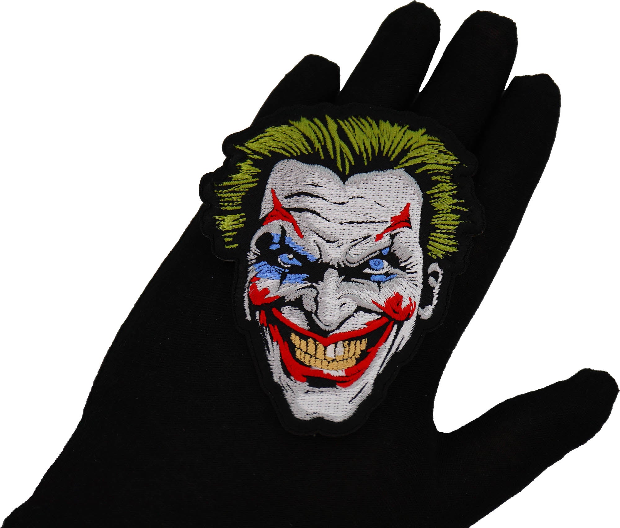 Cheeky Joker Embroidered Patch - Fun and Playful Design for Creative Flair (  3.5 x 3.5 inches )